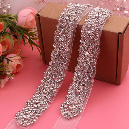 Cinto de Noiva com Cristais e Strass