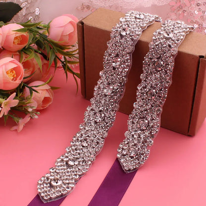 Cinto de Noiva com Cristais e Strass
